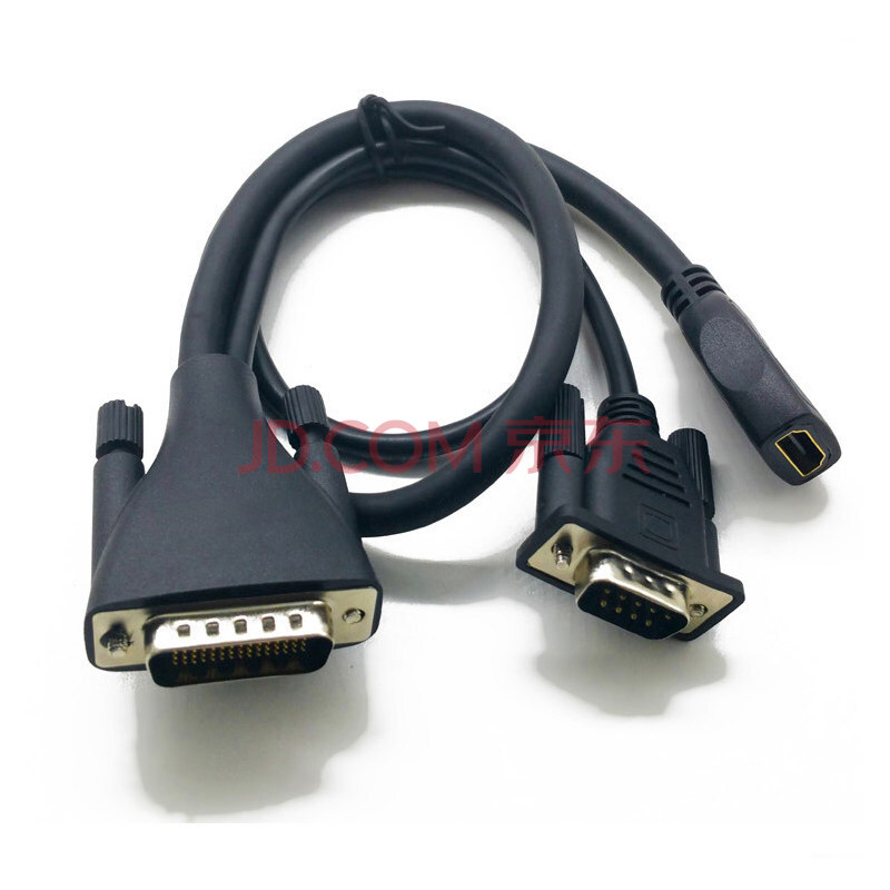 凌视（LinSee）定制四代镜头迷你HDCI转HDMI+DB9串口232 0.3米HDMI+232转HDCI线(接终端使用)