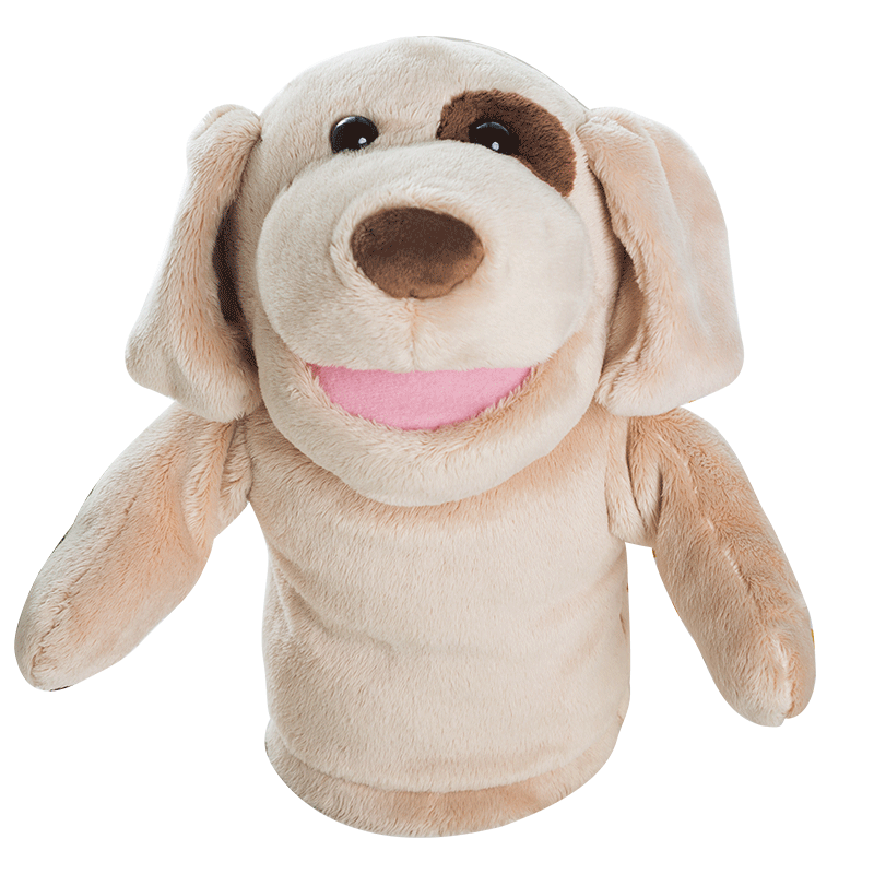 毛绒玩具动物指偶亲子互动游戏道具幼儿园早教表演玩偶新年春节礼物奶牛 Justbecause玩具官方旗舰店