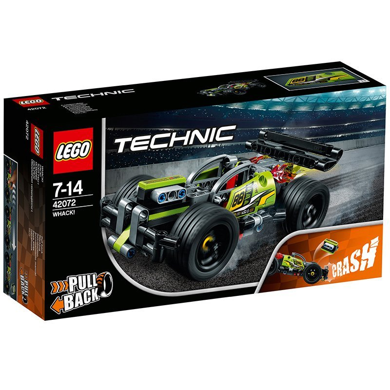 乐高lego科技机械组系列积木玩具 42072 高速赛车-旋风冲击