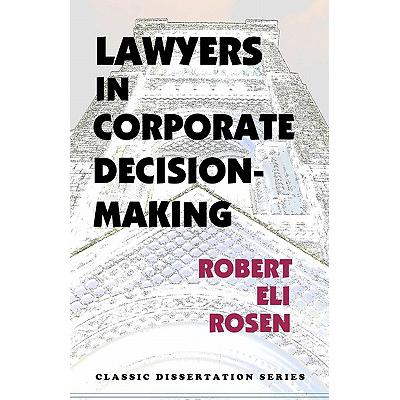 预订 Lawyers in Corporate Decision-Making