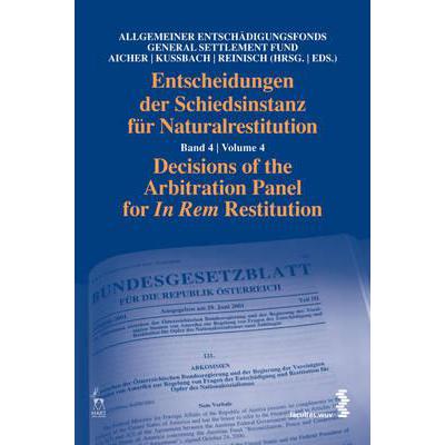 预订 Decisions of the Arbitration Panel for in Re...
