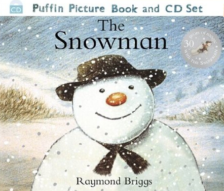 snowman (book cd)英文原版 雪人(附cd)书 cd 有声读物