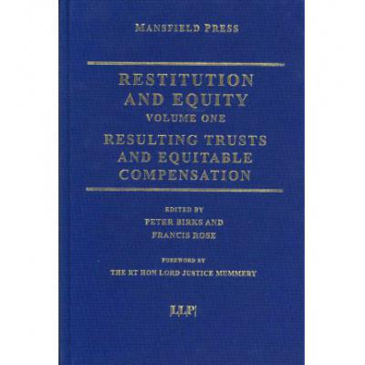 预订 Restitution and Equity Volume 1: Resulting T...
