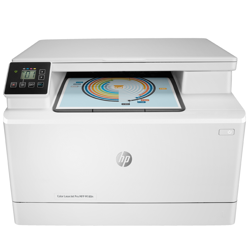 plus会员:惠普(hp)m180n彩色激光多功能一体机(m176n升级型号)(打印
