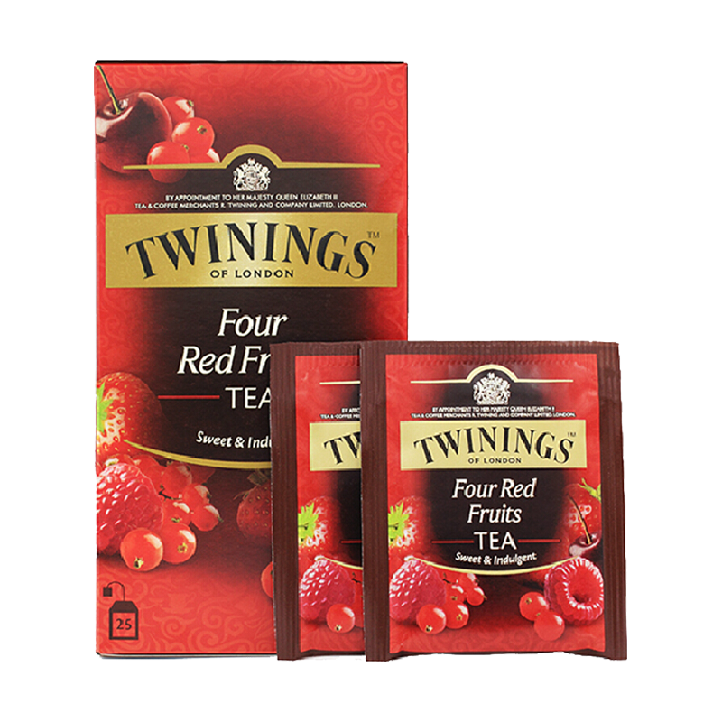 TWININGS 川宁 四红果果香红茶 2g*25袋