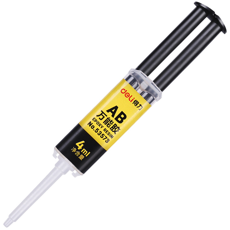 deli 得力 53573 针管型AB胶 4ml 单支装