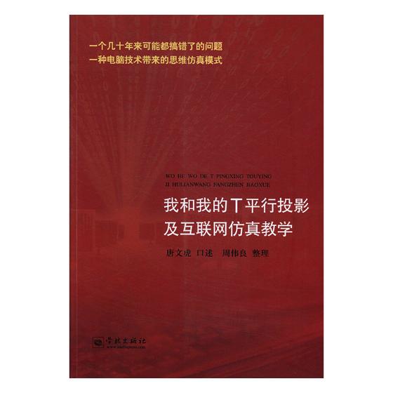 我和我的T平行投影及互联网仿真教学:一个几十年来可能都搞错了的问题 一种电脑技术带来的思维 书籍