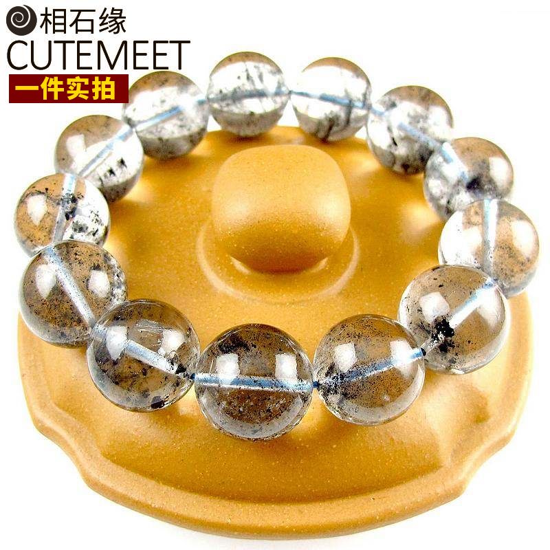 相石缘一物一拍18mm蓝幽灵水晶手链男手串