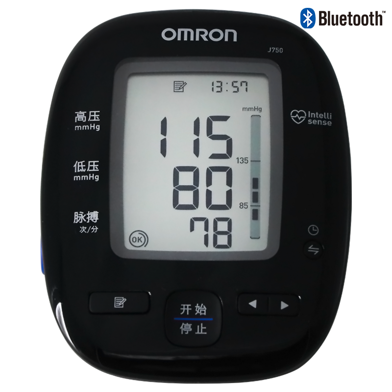 OMRON 欧姆龙 血压计 7211升级款J750+易卷袖带+电池+收纳包