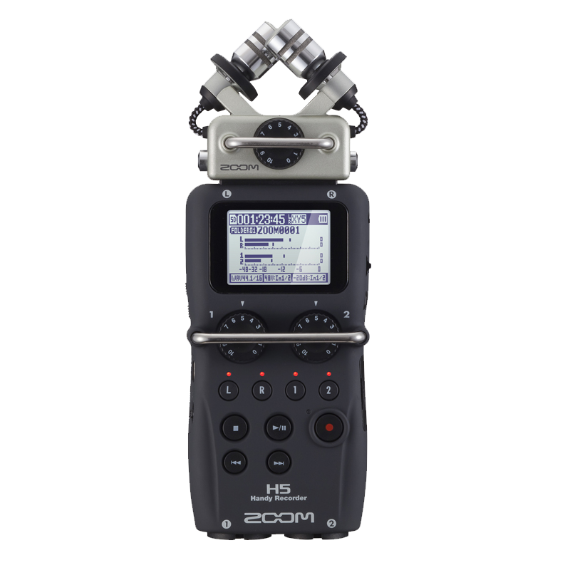 ZOOM H5 手持数字录音笔采访机H4N 升级版立体声便携式数字录音机