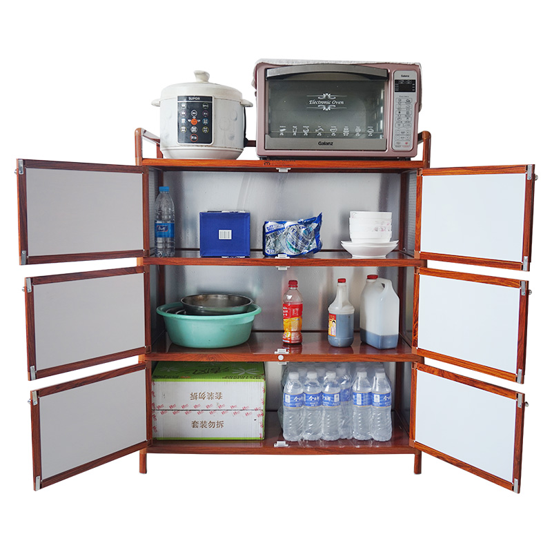 致力家具(zhili furniture 致力铝合金钢化玻璃柜储物加厚板阳室外
