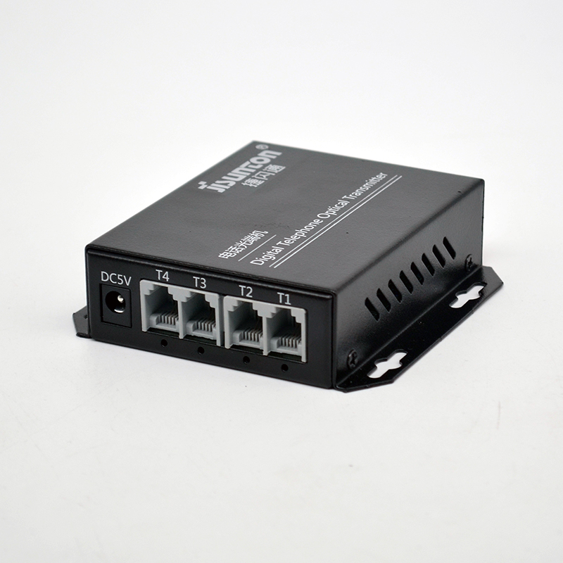 捷闪通(jisunton)4路消防电话对讲光端机1对价格 圆口fc-光纤接口