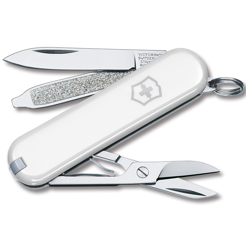 VICTORINOX 维氏 0.6223.7 典范多功能瑞士军刀 58mm 7种功能 白色