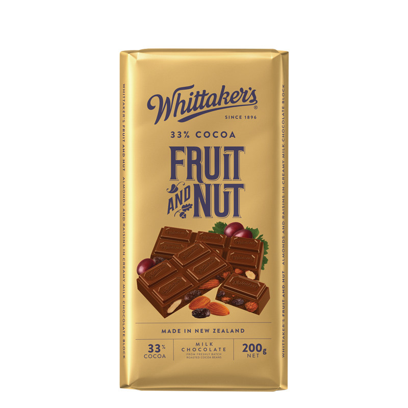 惠特克（Whittaker’s）新西兰原装进口Whittaker's惠特克进口巧克力糖果制品 喜糖伴手礼 葡萄干扁桃仁巧克力 200g排块属于什么档次？