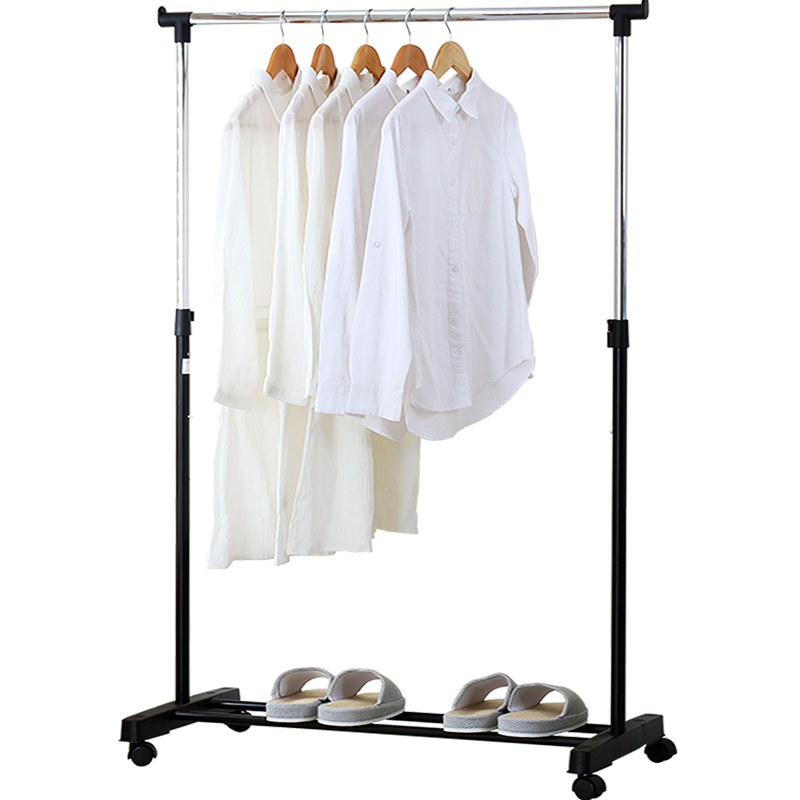 溢彩年华 晾衣架 阳台落地单杆晾晒架 可升降挂衣架YCC2021