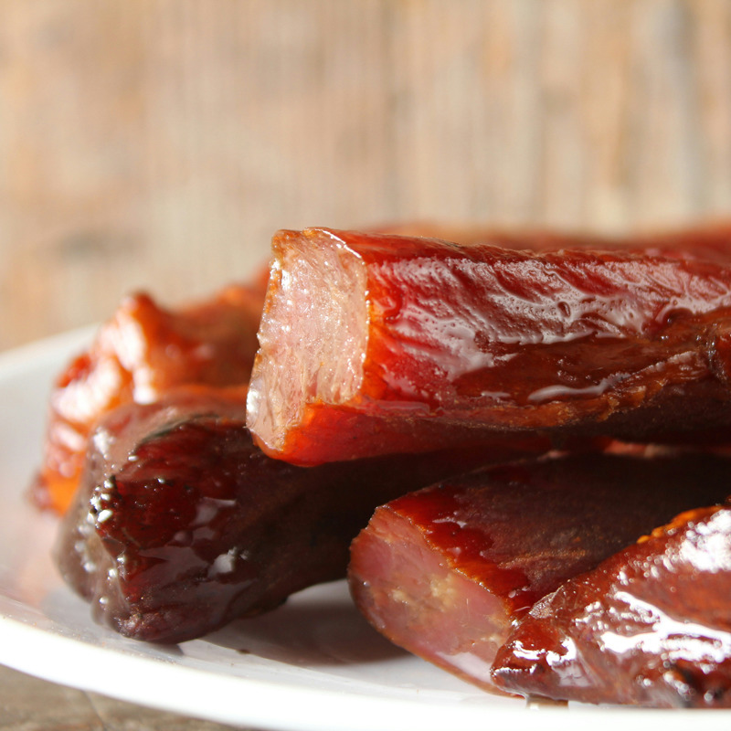 腊滋韵 湖南土特产农家风味传统乡里腊肉柴火烟熏里脊纯瘦腊肉全瘦