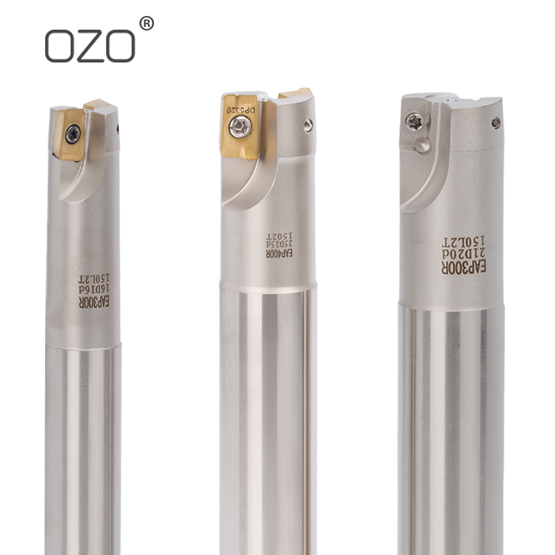 OZO数控刀具300R400R抗震铣刀杆CNC刀杆电脑锣清角R0.8直角台阶面铣刀杆 300R-12-120L-C12