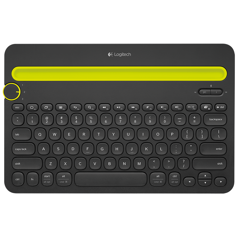 罗技（Logitech）K480 键盘 蓝牙键盘 办公键盘 女性 便携 超薄键盘 笔记本键盘 黑色 149元
