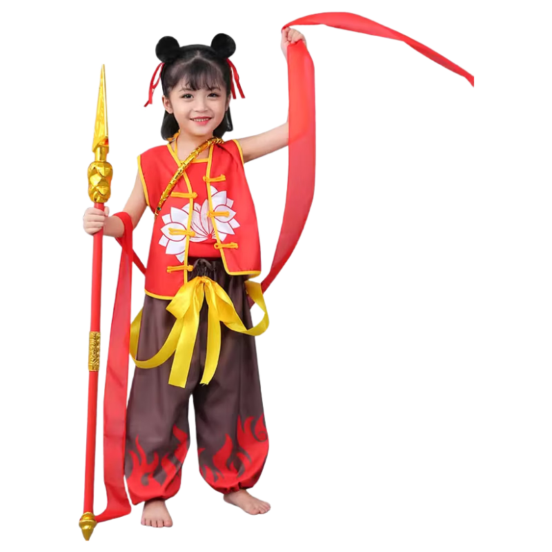 古妮娅哪吒衣服套装演出服 魔童降世同款表演演出服 120