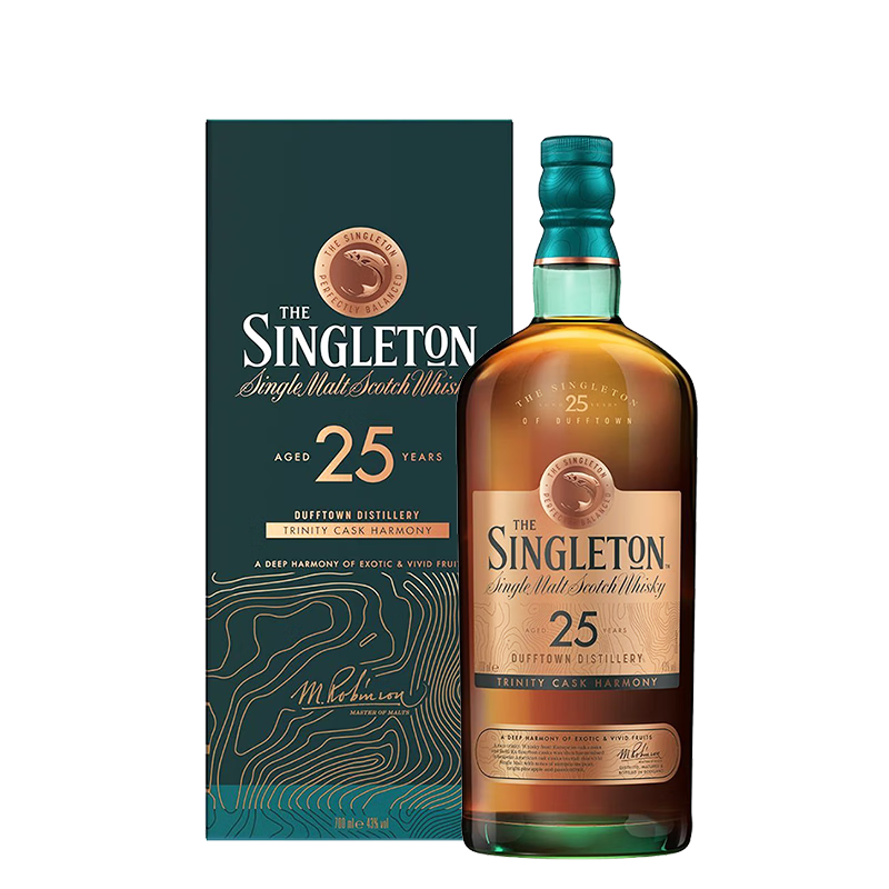 THE SINGLETON 苏格登 25年 单一麦芽 苏格兰威士忌 43%vol 700ml