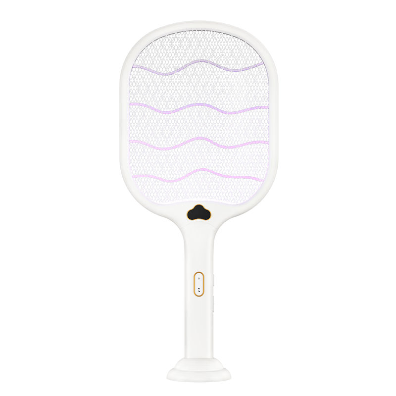 奥克斯（AUX）电蚊拍灭蚊灯充电式紫光诱蚊带底座灭蚊神器苍蝇拍超强力LED灭蚊 经典款【增强诱蚊】加强版锂电