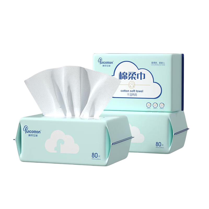 �������ң�FulCotton�������Ӥ�� ϴ����һ���Ի�ױ���������ʪ���ñ�������� 3��װ*80��