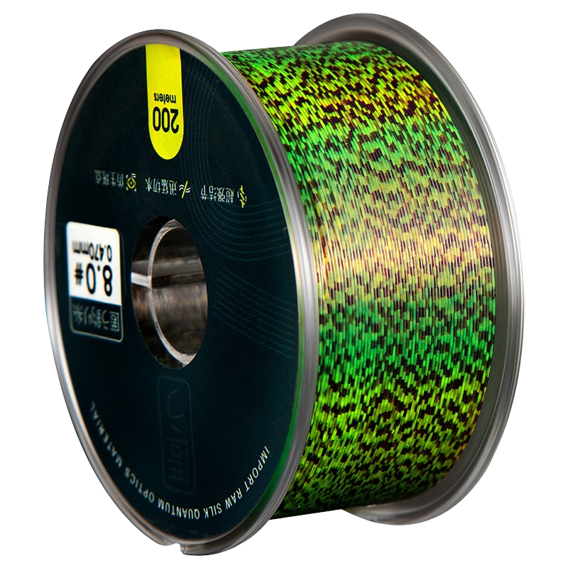 致尊坊（ZUKIBO） 進口斑點魚線主線超柔軟子線強拉力臺釣?zāi)猃埦€海釣路亞海竿線 子線/單卷裝【透明藍色】200米 6.0號