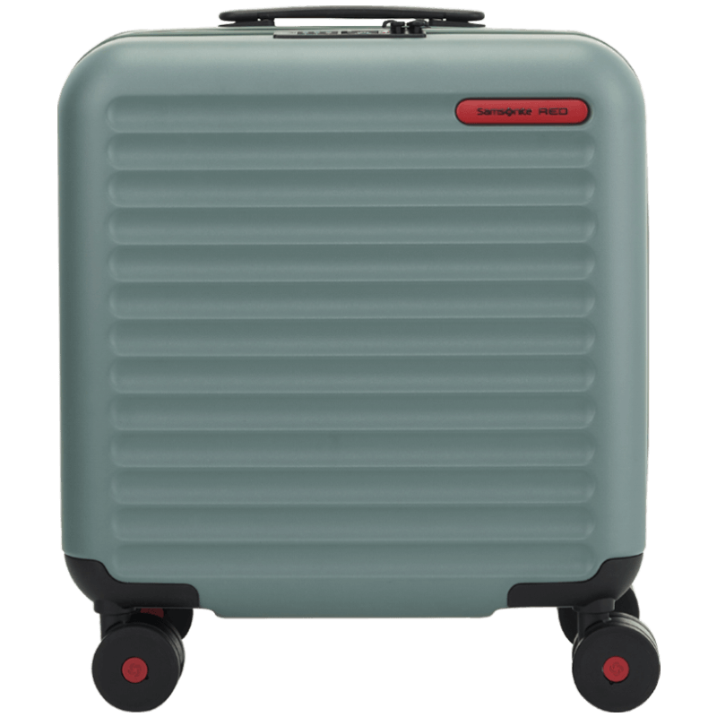 新秀麗（Samsonite）機(jī)長箱登機(jī)箱 環(huán)保內(nèi)里拉桿箱 輕盈出差旅行箱15英寸 HG0*014 石板綠