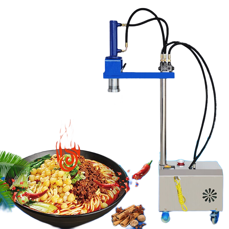 羚木 液壓饸饹面機電動(dòng)土豆粉機器饸烙面條商用全自動(dòng)拉面機現壓冷面機 立式單筒不銹鋼