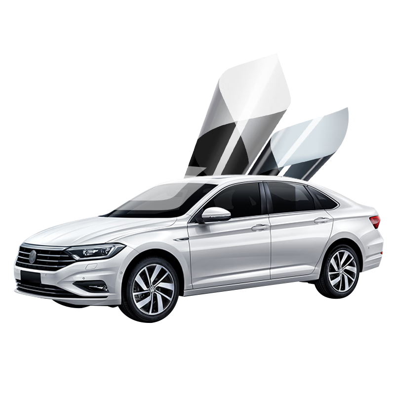 百亿补贴：量美【万人下单】汽车贴膜98%高隔热全车太阳防晒膜防窥车窗玻璃防爆玻璃膜v70 前挡自然色隔热率98% 高隔热护肤 大众polo桑塔纳朗逸宝来速腾迈腾 208元