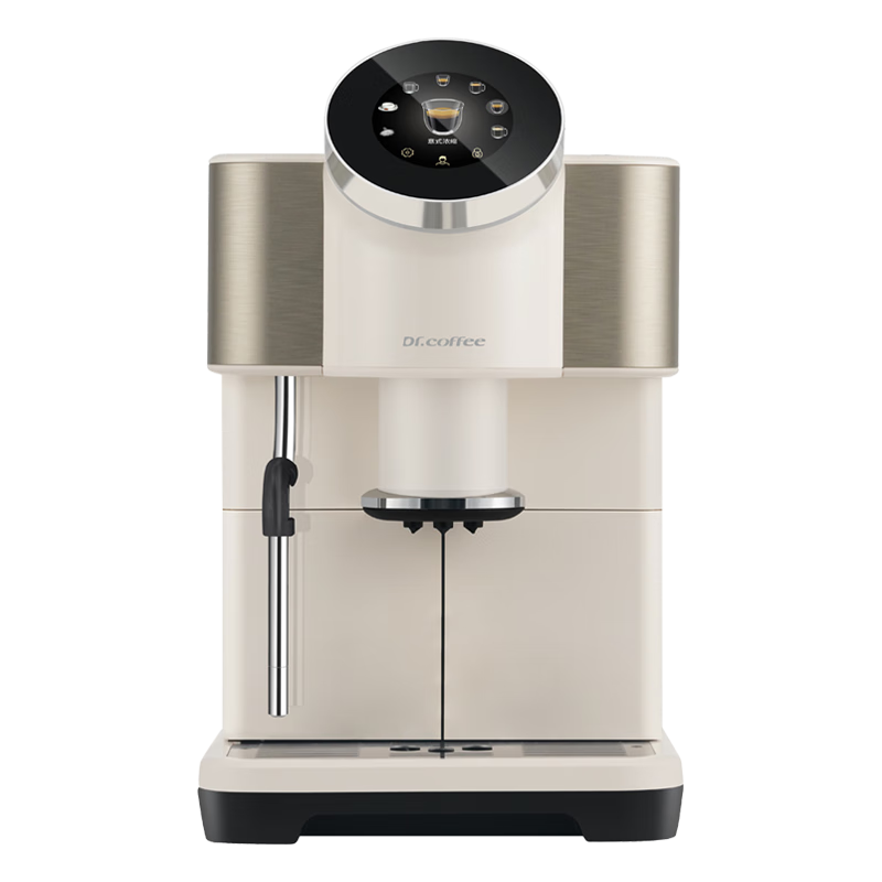 Dr.coffee/咖博士 咖博士（Dr.coffee）咖啡机全自动家用意式美式一键萃取智能互联触控操作玛斯特H1 白色