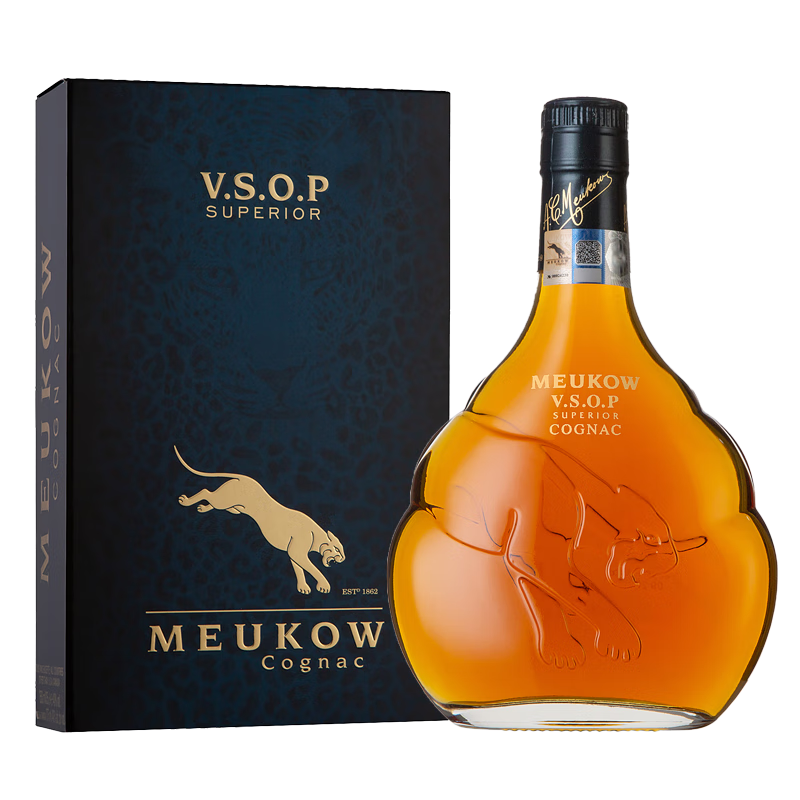 Meukow 墨高 VSOP干邑白兰地洋酒 350ml迷你微醺小酒版 带外包装 聚会 VSOP350ml