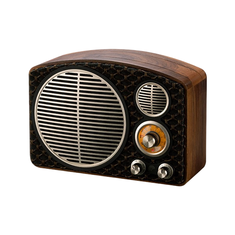 惠威 MT1-MAX无线蓝牙音箱收音机家用户外便携式复古音响 创意礼品