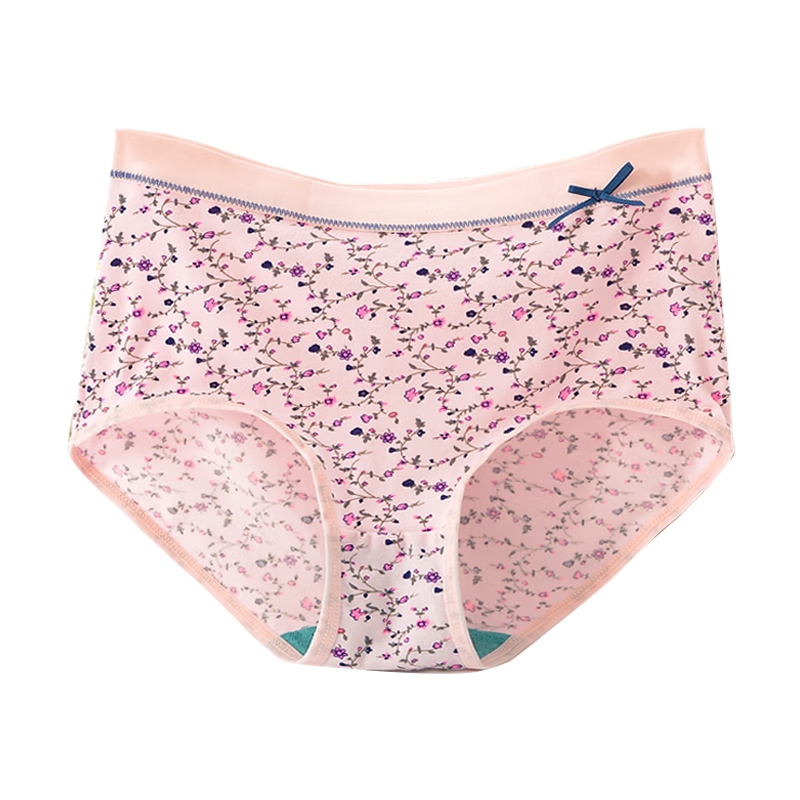 AB內(nèi)衣薄款彈力棉女士抗菌媽咪褲女高腰三角內(nèi)褲【5條】0108 混色隨機(jī) 5條 2XL