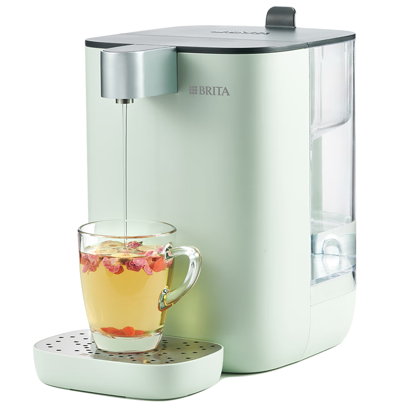 碧然德【孫穎莎推薦】臺面凈飲機即熱直飲調溫免安裝TRIO臺式凈水器 柔霧綠+6枚專(zhuān)家版濾芯 臺面即熱凈飲機