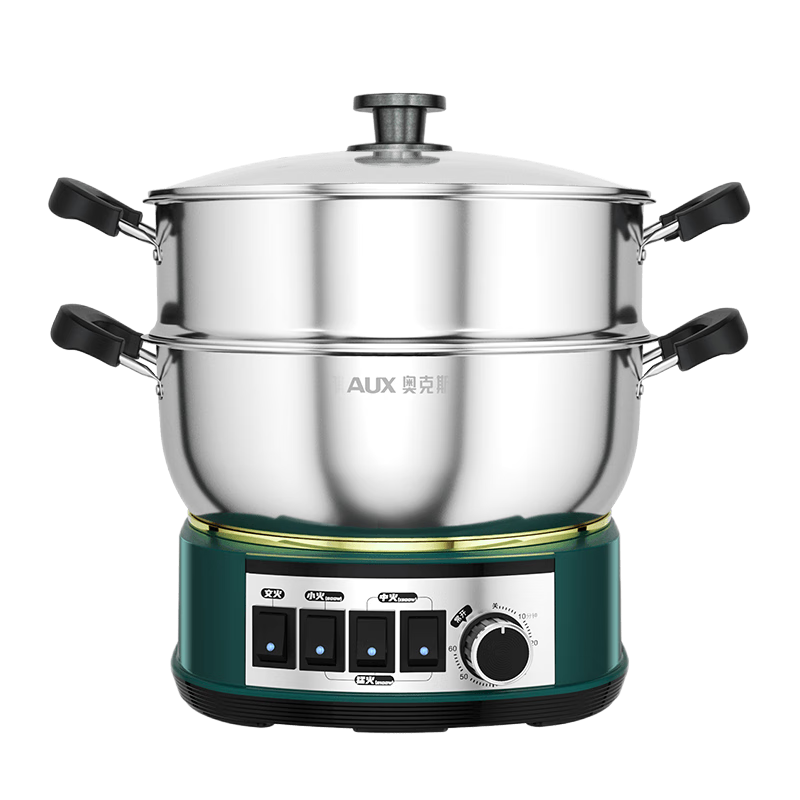 �¿�˹��AUX���糴��һ�����;��������������ʼ��üӺ�304ʳƷ������ֶ๦�ܵ����������������ȹ� ��ʱ��-32cm�������Ƽ�5-6�ˡ�15L