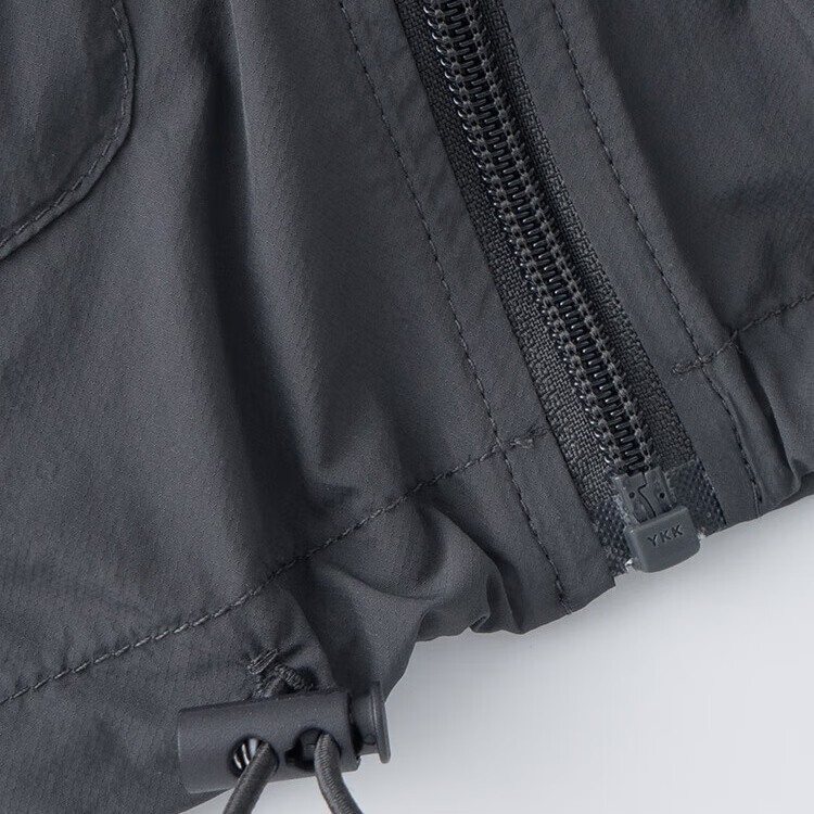 熊猫·本熊猫·本防晒衣男夹克外套夏季新款潮牌宽松百搭户外休闲外衣 深灰色 M