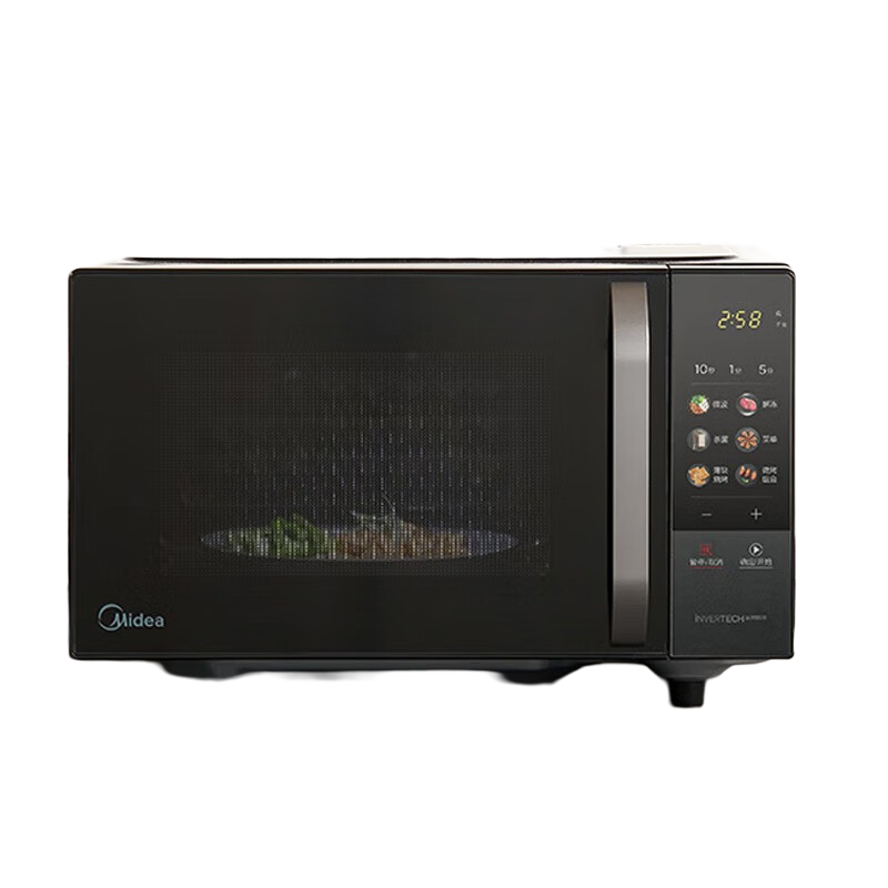 美的（Midea）变频小型家用20升微波炉 微波炉烤箱一体机 光波加热 钻石背板 C22 容量20L 微烤一体机