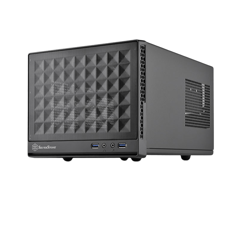  银昕 SilverStone SST-SG13B MINI-ITX机箱 非侧透 黑色