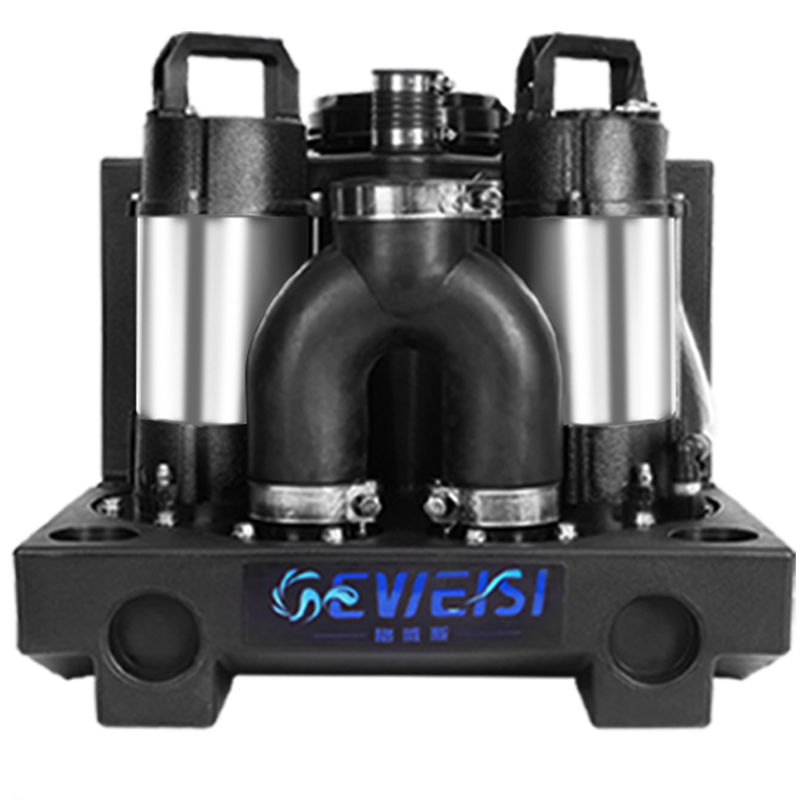 格威斯（GEWEISI）污水提升泵排污水別墅地下室提升器馬桶自動排污泵污水提升站設備 智能升級款雙電機GWS60升750W
