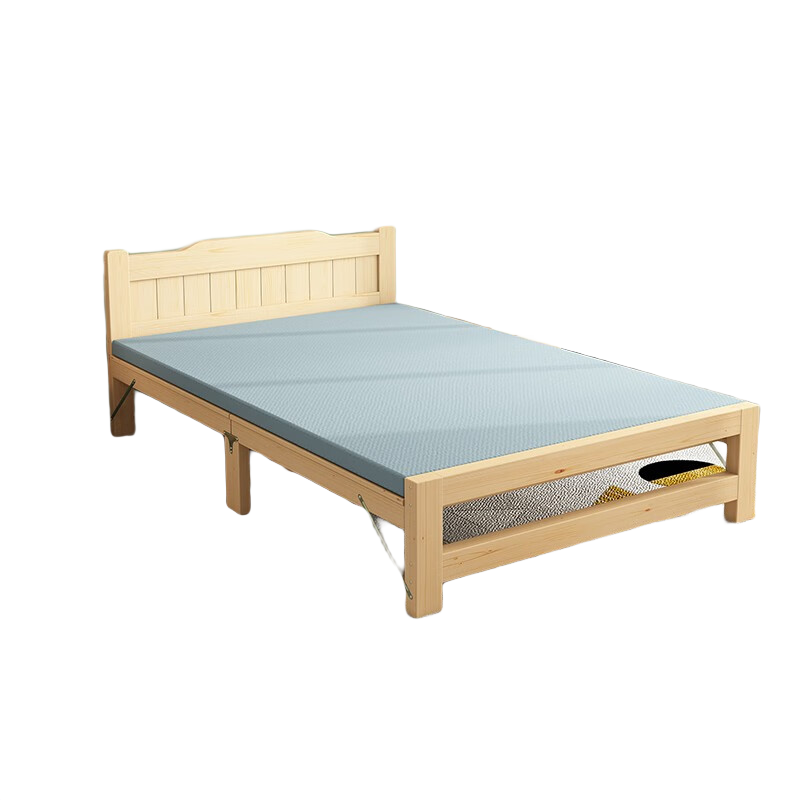 百亿补贴:图柔【顺丰闪发】床实木床现代简约双人床主卧大床单人床