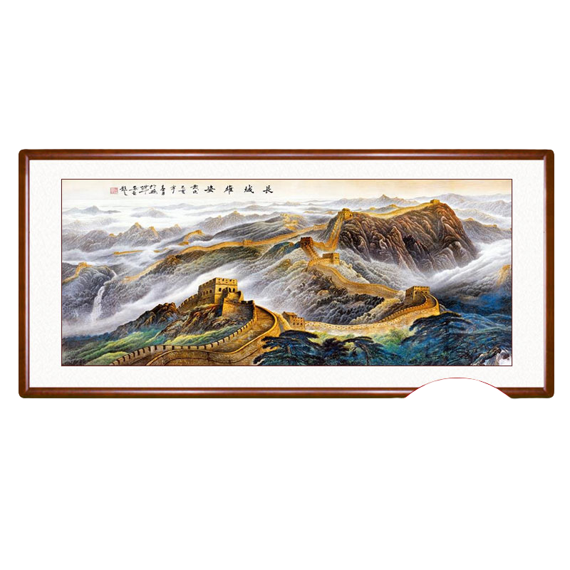 ��Ҿ��ֻ����ﳤ�����˰칫�ҹһ���ɽͼ����ɽˮ��ʽ����װ�λ��һ� ����ľɫԲ�ǿ�(����ʵľ) С����(���ߴ�88*208cm)