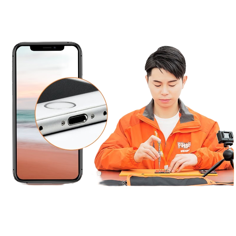 閃修俠維修iPhone手機(jī)尾插更換充電接口無法充電故障免費(fèi)上門維修 iPhone 11 更換充電接口