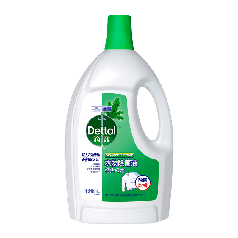 ¶DettolҺ ޹²ȥζɱ־ 3L 1ƿ ľ