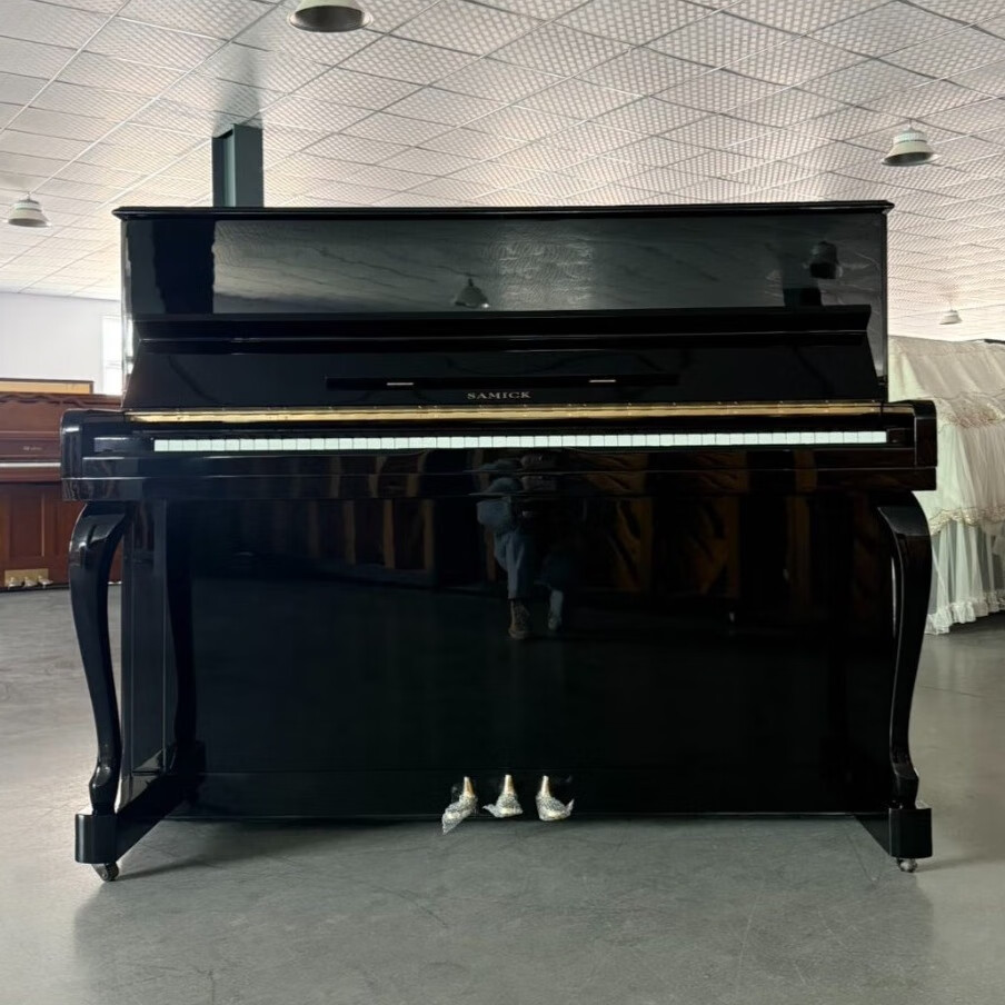 韩国进口二手钢琴英昌U121立式三益低价初学者成人儿童家用考级9成新 三益118黑色【包邮入户-专业考级】