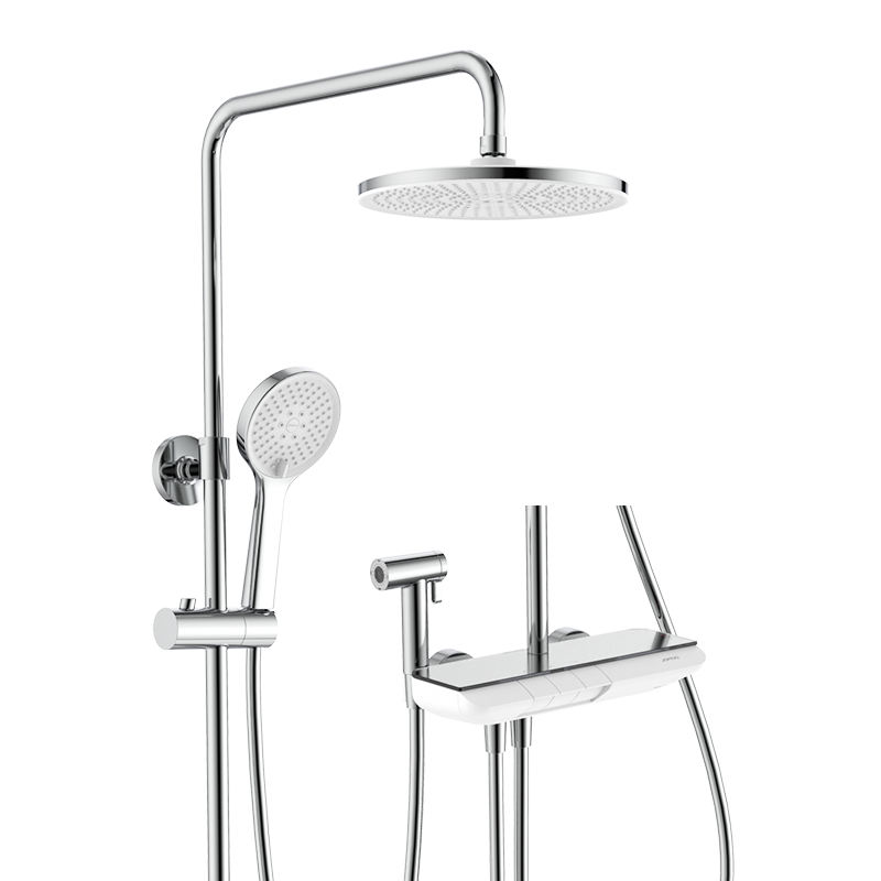 ������JOMOO����ԡ��������ϴ����ټ���˫��ѹ������ǹ�轺������ͷ��ԡ��װ �������ټ���ˮ36607������ɫ��618.2Ԫ(������)