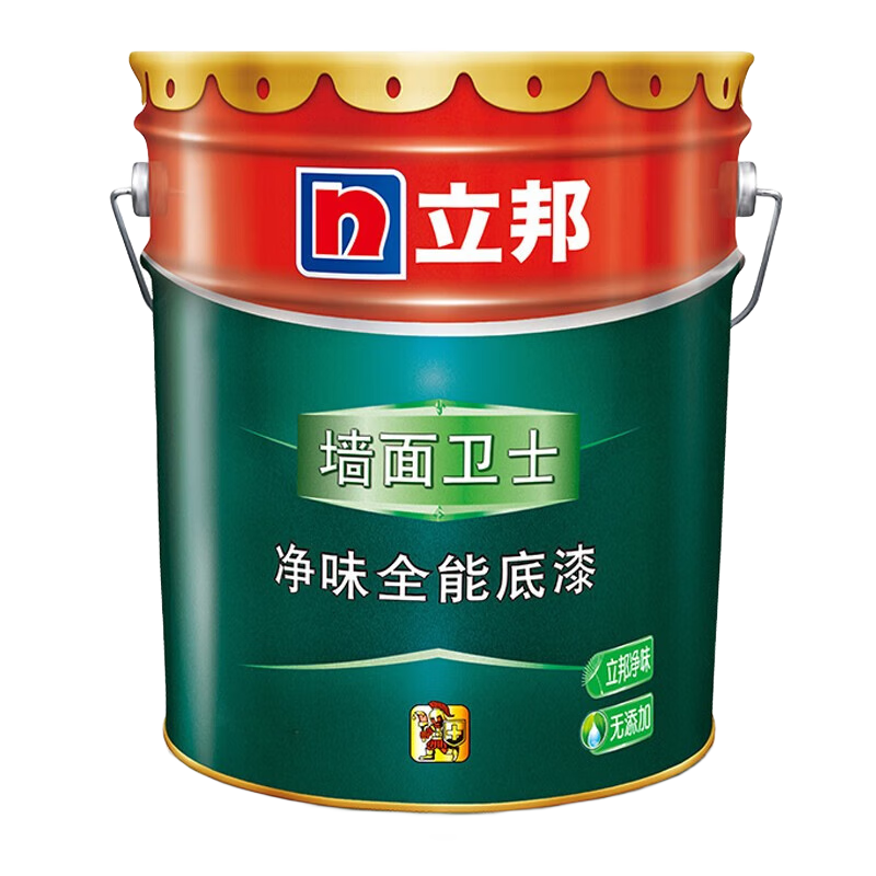 立邦净味底漆乳胶漆抗碱底漆防潮内墙全能封闭墙面漆18升内墙乳胶漆 高端净味全能15L底漆 市区自提(免费升级可给送到小区)