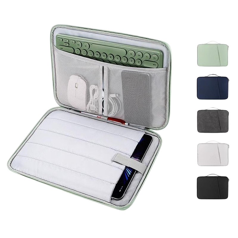 shengbeier平板收納包適用11英寸13華為matepad air蘋果ipad pro電腦手提袋 灰色（羊巴皮） 12/12.2/12.4/13/13.2英寸保護(hù)套