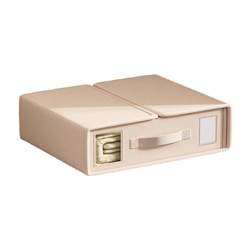 百亿补贴：苑美居床单被套收纳盒整理盒防尘毛毯被子被单收纳袋子家用衣柜收纳神器 麦仁米-大号【升级加厚款】 买一发一 19.39元