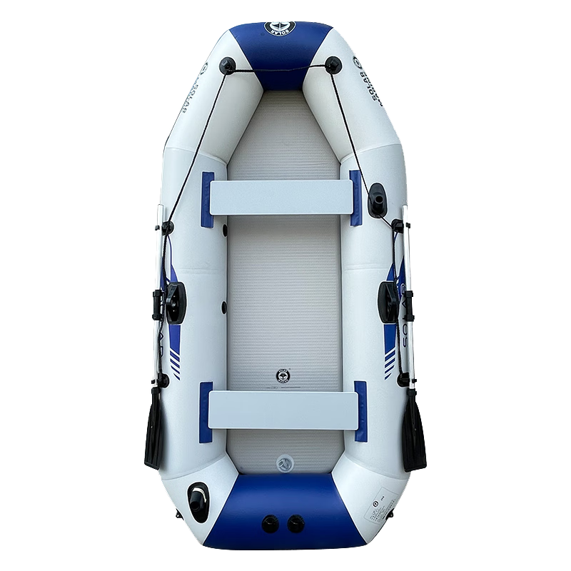 速瀾（Solar Marine）皮劃艇充氣船橡皮艇加厚水上釣魚船沖鋒舟小漁船便攜式折疊橡皮船 3.6米拉絲底【載重約728KG】